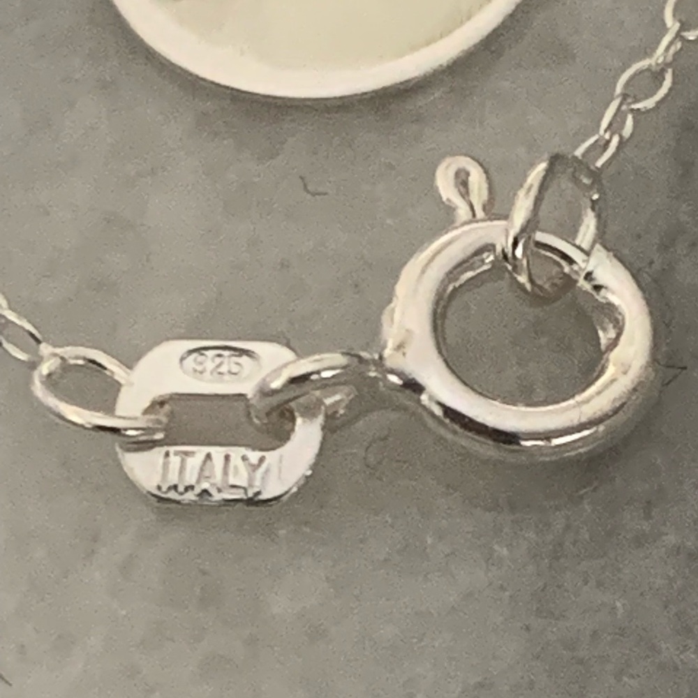 Sterling Silver .925 'BFF' Pendant Necklace 16” - Picture 4 of 4